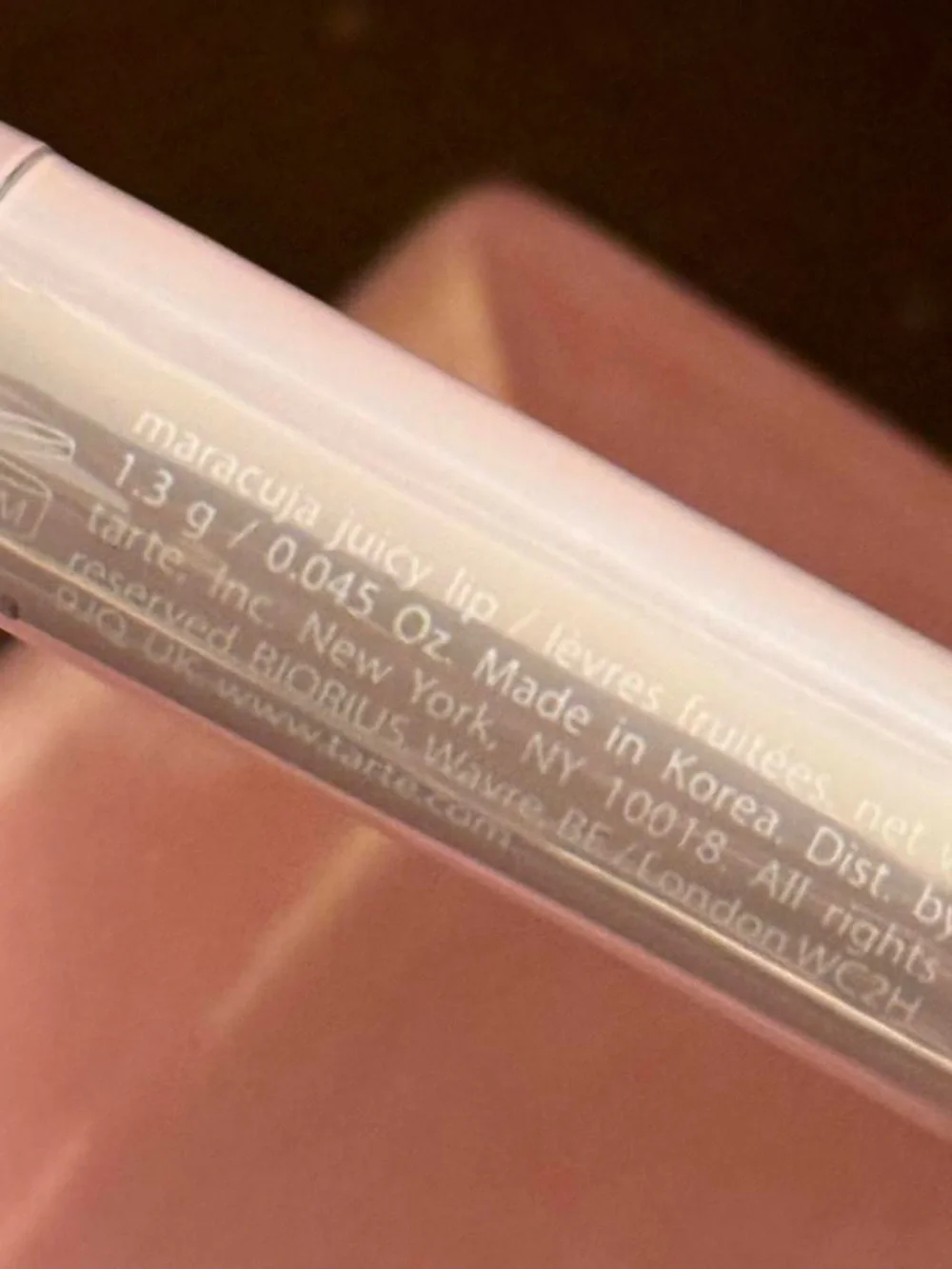 NEW- tarte Maracuja Juicy Lip Gloss — in color Hibiscus